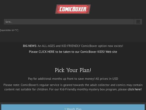 Comicboxer.Com Coupons and Promo Code