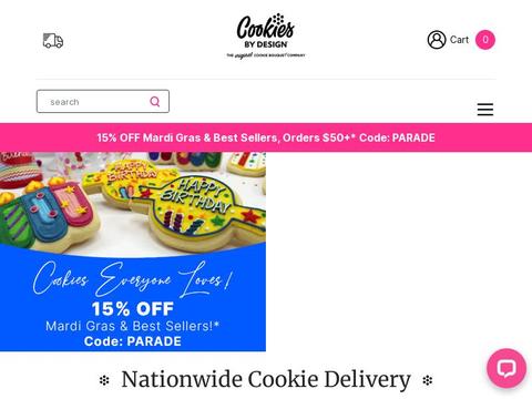 Cookiesbydesign.com Coupons and Promo Code