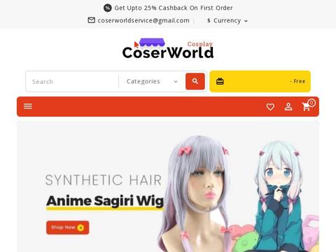CoserWorld.com Coupons and Promo Code