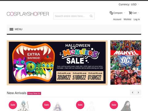 Cosplay Shopper Coupons and Promo Code