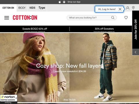 Cotton On US Coupons and Promo Code