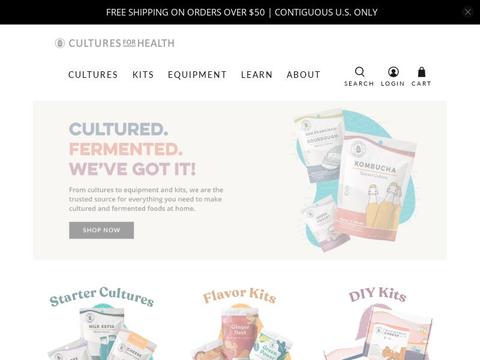 Cultures for Health Coupons and Promo Code