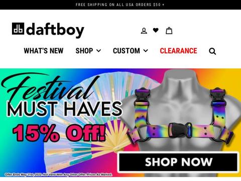 Daftboy Coupons and Promo Code