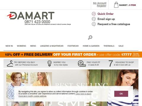 Damart.Co.Uk Coupons and Promo Code