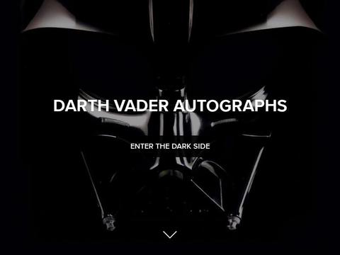 Darthvaderautographs.Com Coupons and Promo Code