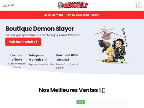 Demonsly.fr Coupons and Promo Code