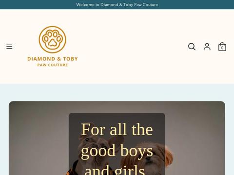 Diamond & Toby Paw Couture Coupons and Promo Code