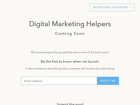 Digital Marketing Helpers Coupons and Promo Code