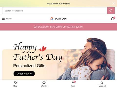 Diyustom Coupons and Promo Code