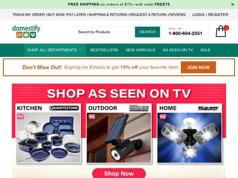 Domestify.com Coupons and Promo Code