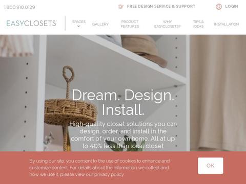 Easy Closets Coupons and Promo Code