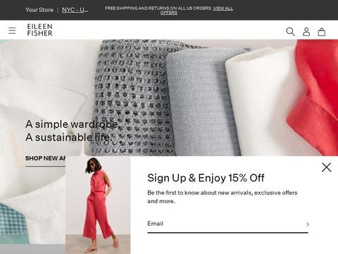 Eileen Fisher Coupons and Promo Code