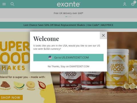 exante (US & Canada) Coupons and Promo Code