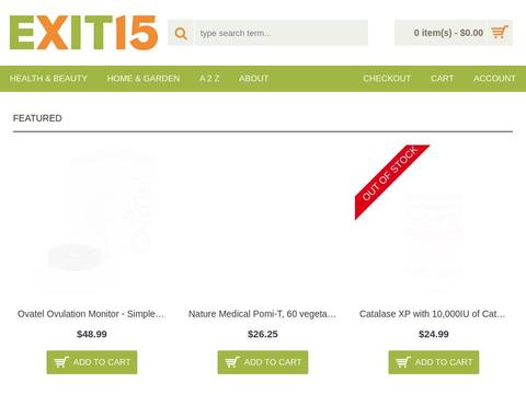 Exit15.Com Coupons and Promo Code