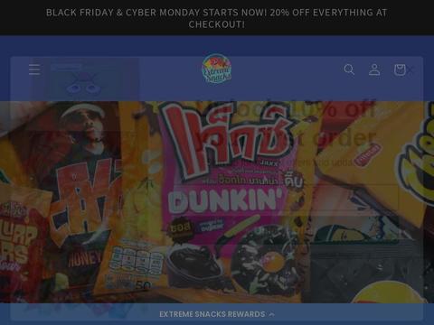 Extreme Snacks Coupons and Promo Code