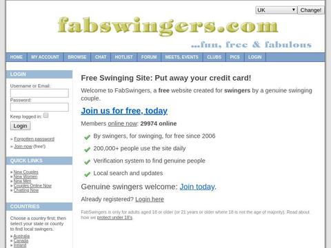 Fabswingers.Com Coupons and Promo Code