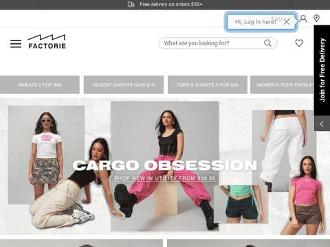 Factorie Coupons and Promo Code
