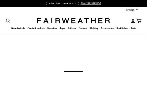 Fairweather Coupons and Promo Code