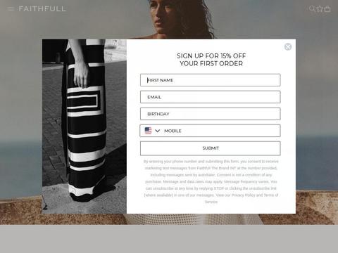 faithfullthebrand Coupons and Promo Code