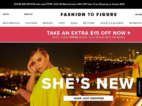 Fashiontofigure.Com Coupons and Promo Code