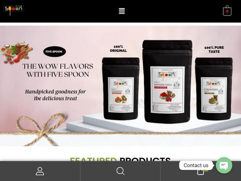 FiveSpoonsPices.com Coupons and Promo Code