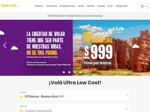 Flybondi.Com Coupons and Promo Code