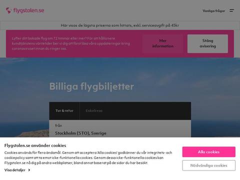 Flygstolen.Se Coupons and Promo Code