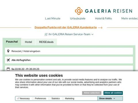 GALERIA Reisen DE Coupons and Promo Code
