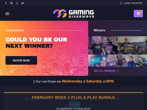 Gaminggiveaways.Co.Uk Coupons and Promo Code
