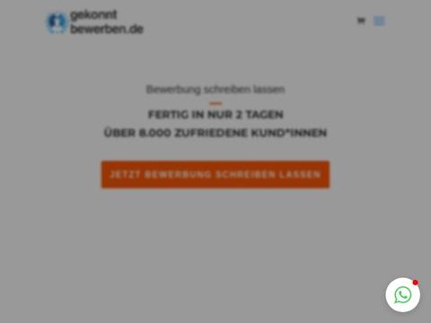 gekonntbewerben Coupons and Promo Code