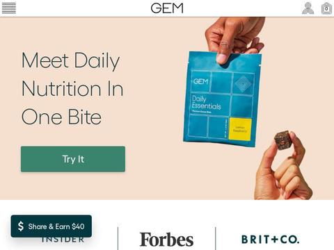GEM Vitamins Coupons and Promo Code