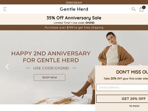 Gentle Herd Coupons and Promo Code