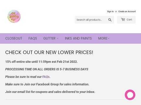 Glitzy Girl Glitter Coupons and Promo Code
