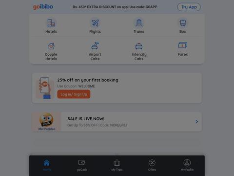 Goibibo Coupons and Promo Code