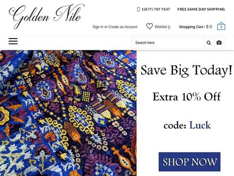 Goldennile.Com Coupons and Promo Code