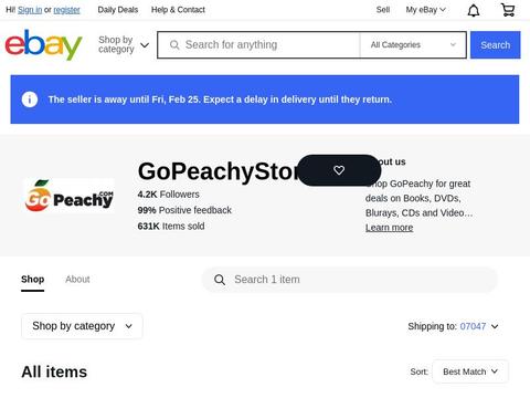 GoPeachy.com Coupons and Promo Code