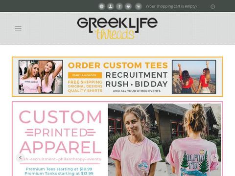 Greeklifethreads.com Coupons and Promo Code