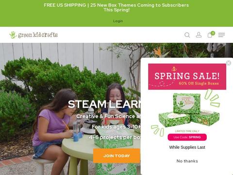 Green Kid Crafts Coupons and Promo Code
