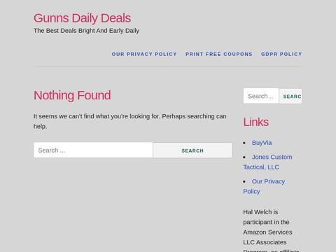Gunnsdeals.Net Coupons and Promo Code