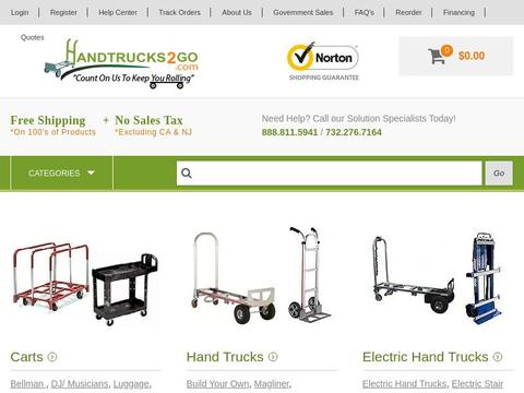 Handtrucks2Go.com Coupons and Promo Code