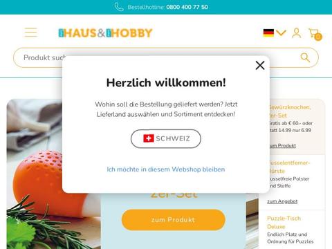 Haus & Hobby DE/AT Coupons and Promo Code