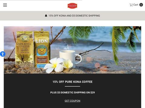 Hawaii Coffee Company Coupons and Promo Code