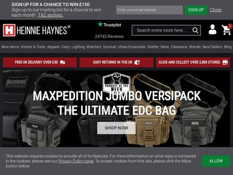 Heinnie.Com Coupons and Promo Code