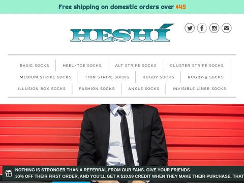 Heshí Coupons and Promo Code