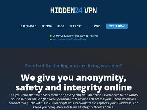 Hidden24.com VPN Coupons and Promo Code