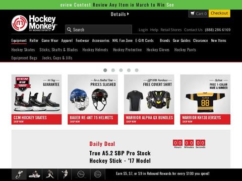 Hockeymonkey.Com Coupons and Promo Code