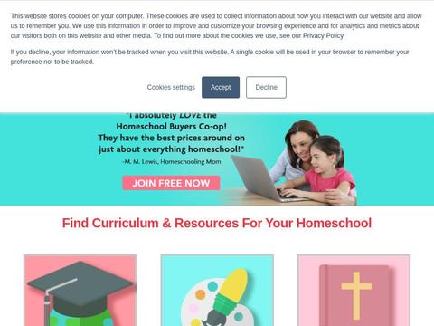 Homeschoolbuyersco-Op.org Coupons and Promo Code