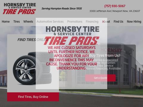 Hornsbytire.Net Coupons and Promo Code