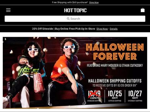 Hot Topic Coupons and Promo Code