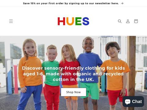 Hues Clothing Coupons and Promo Code